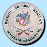 Schtzenscheibe Stadtwappen